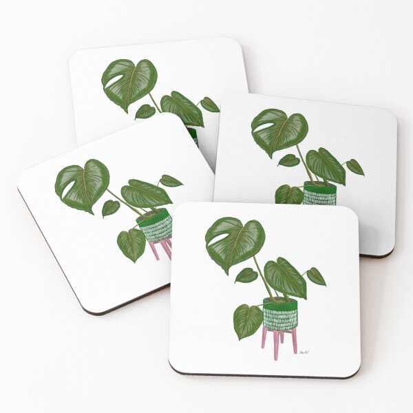 Item preview, Monstera Illustration-Light Pink designed and sold by deblevart.