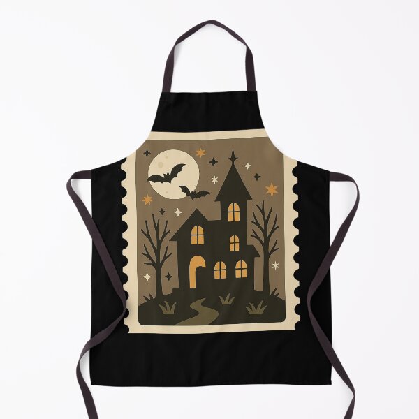 Item preview, Moonlit Haunted Mansion Halloween Stamp designed and sold by Sturdust.