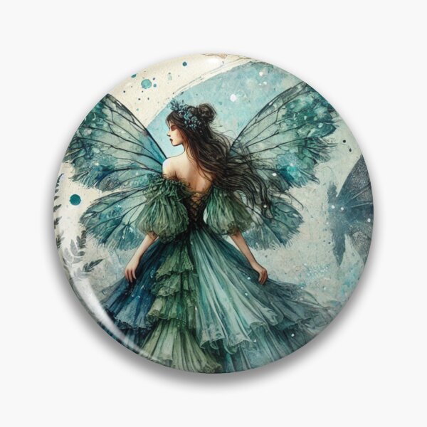 Item preview, Seraphina Liora - Wings of the Moonlit Garden designed and sold by Dream Bloom Gallery.