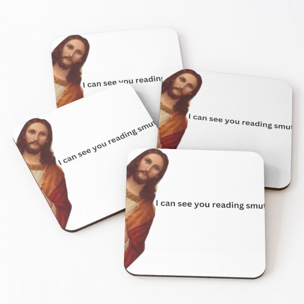 Item preview, I Can See You Reading Smut Jesus Meme designed and sold by ErnestineMora8.