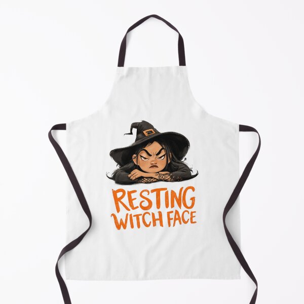 Item preview, Resting Witch Face – Funny Halloween Witch Design designed and sold by EastEndTownie.