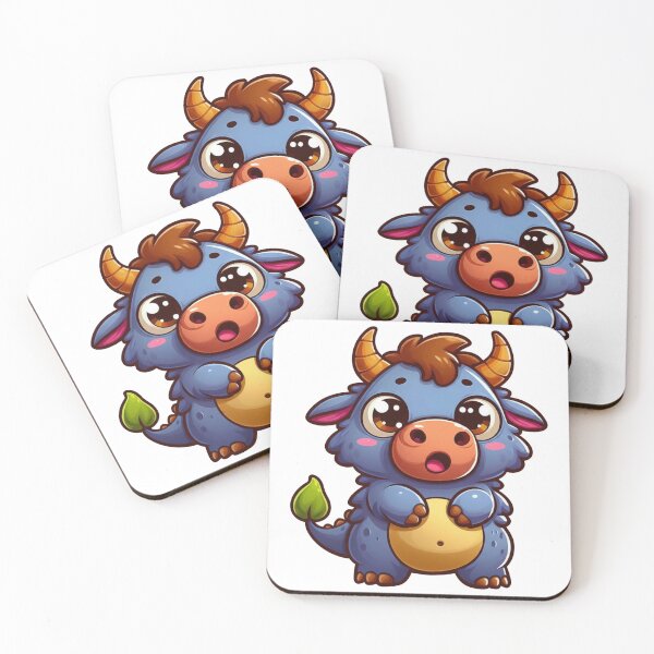 Item preview, Adorable Horned Dragon Baby Fantasy Collectible designed and sold by DibuHumor.