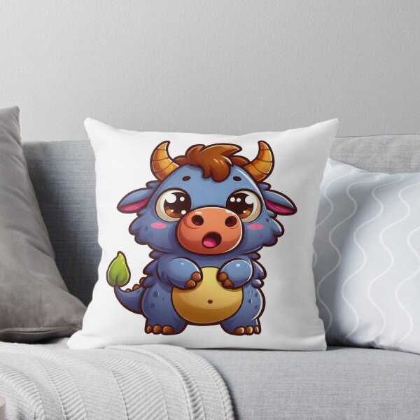 Item preview, Adorable Horned Dragon Baby Fantasy Collectible designed and sold by DibuHumor.