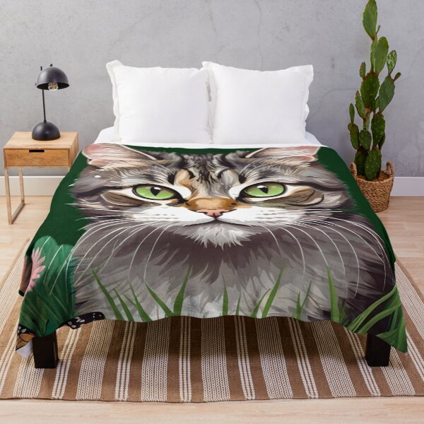 Item preview, Cat hunting in the grass. designed and sold by Ciervo Primavera.
