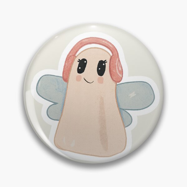 Item preview,  Cute Ghost With Headphones designed and sold by TwilightGhouls.