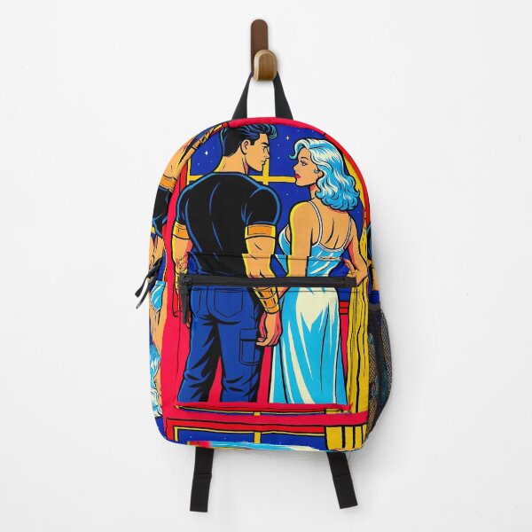Item preview, Retro Comic Style Couple by the Window – Vintage Pop Art Poster designed and sold by tarotstarostina.