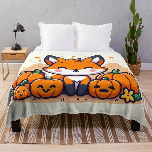 Item preview, Fox in a Pumpkin Patch designed and sold by Ghost on Toast.