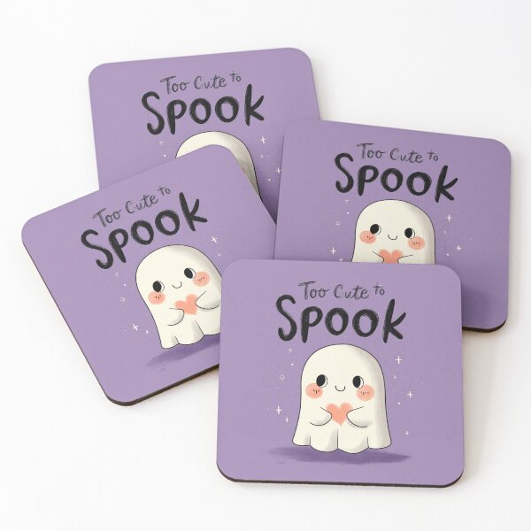Item preview, Too Cute to Spook – Kawaii Halloween Ghost designed and sold by EastEndTownie.