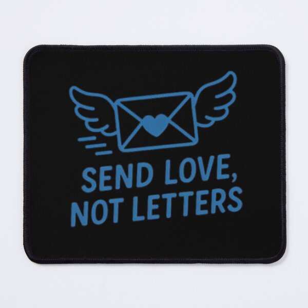 Item preview, Send Love, Not Letters – Flying Envelope Logo designed and sold by StudioKarim.
