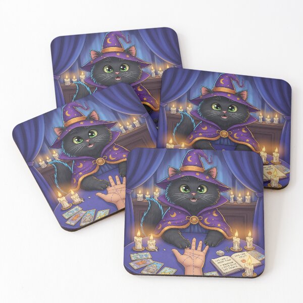 Item preview, Palm Reading Wizard Cat Predicts Feline Fortunes designed and sold by catlovers2025.