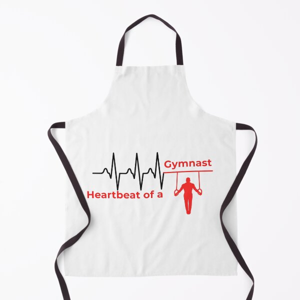 Item preview, Heartbeat of a Gymnast – Gymnastics Rings Silhouette EKG T-Shirt designed and sold by Pattie Marie.
