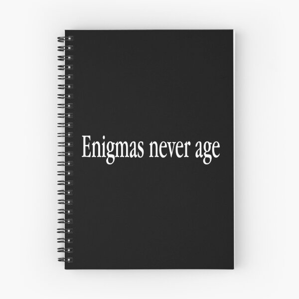 Item preview, enigmas never age designed and sold by ijoshtherefore.