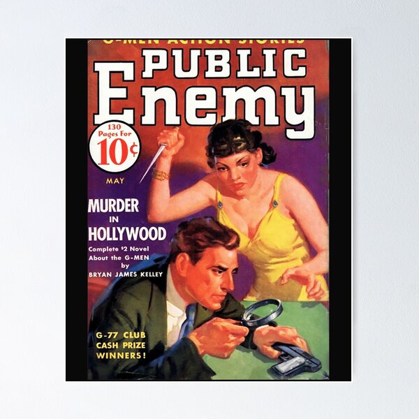 Item preview, Public Enemy - Murder In Hollywood designed and sold by FrederickPor.