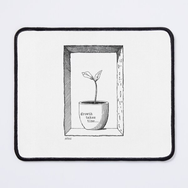 Item preview, Growth Takes Time – Brutalist Botanicals designed and sold by Whole Words.