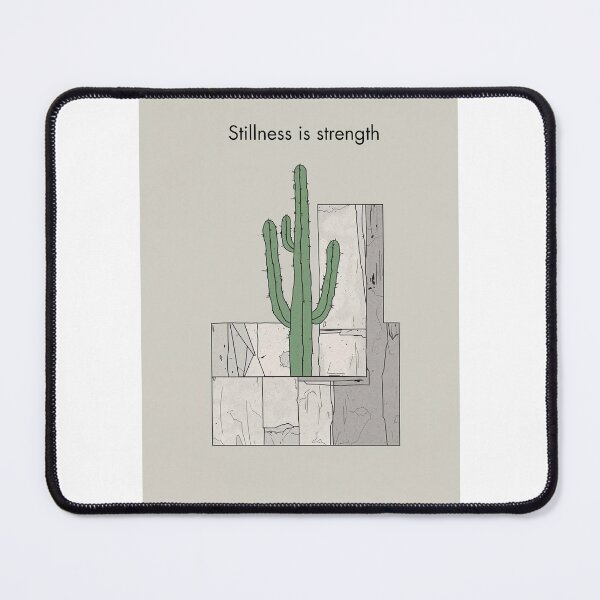 Item preview, Stillness is Strength – Brutalist Botanicals designed and sold by Whole Words.