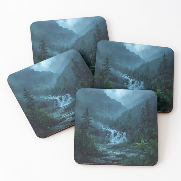 Item preview, Heavy Rain in the Mountains designed and sold by RisingWolfStudio.