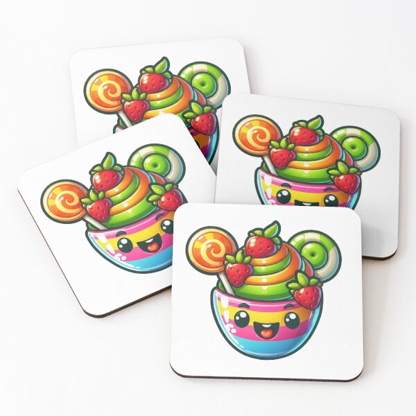 Item preview, Caramel Dessert with Strawberries and Happy Face designed and sold by DibuHumor.
