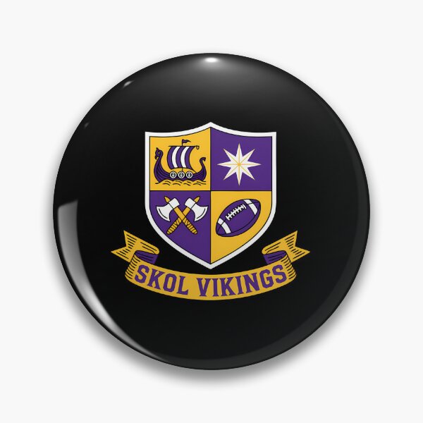 Item preview,  Skol Vikings Collegiate Crest designed and sold by LacyDuBuque.