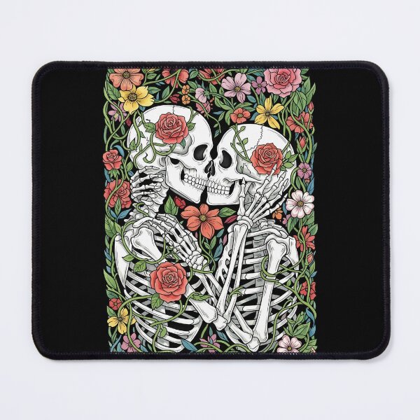 Item preview, Eternal Skeleton Lovers in Bloom designed and sold by Thunderbelts.