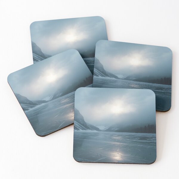 Item preview, Icey Mountain Lake  designed and sold by RisingWolfStudio.
