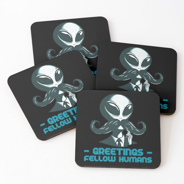 Item preview, Greetings Fellow Humans Alien In Disguise designed and sold by calypso-designs.