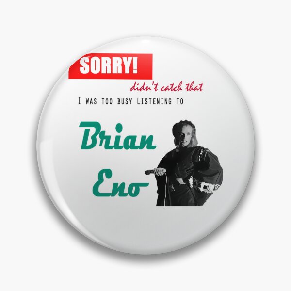 Item preview, Listening to Brian Eno designed and sold by AlishaClarke.
