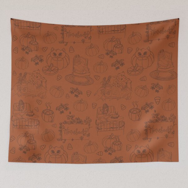 Item preview, Autumn Fall Cozy Wallpaper designed and sold by Rock&Roar.