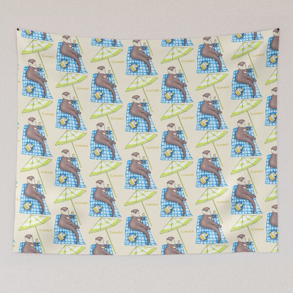 Item preview, SUMMER otter designed and sold by OTTERFAMILY.