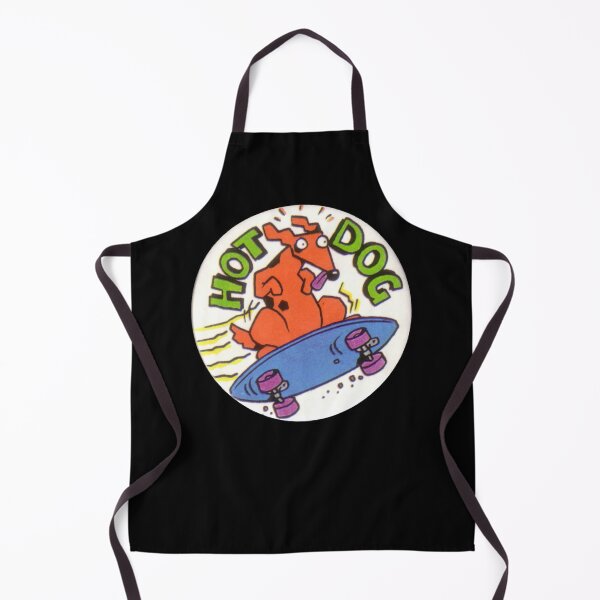 Item preview, vintage "hot dog" skateboard art designed and sold by empir3ants.