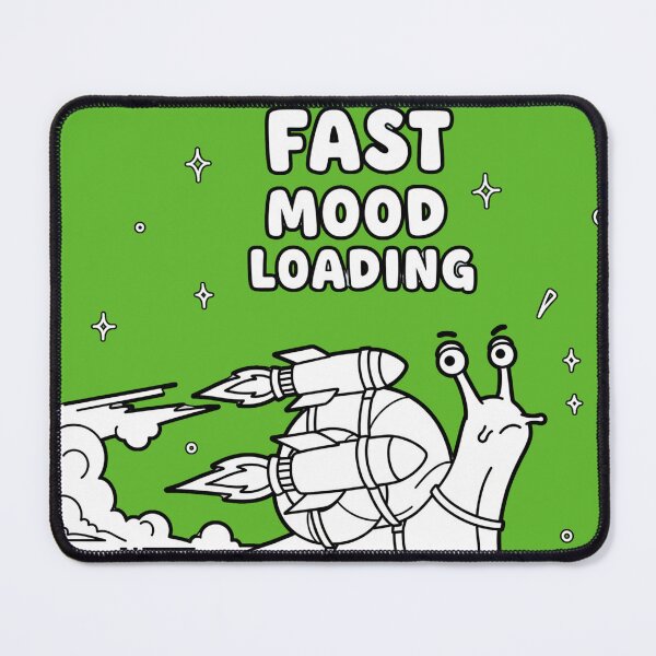 Item preview, Modern Animal Art with a Message - Fast Mood Loading - Design for Tech and Pet Lovers designed and sold by Karina Creative Studio.