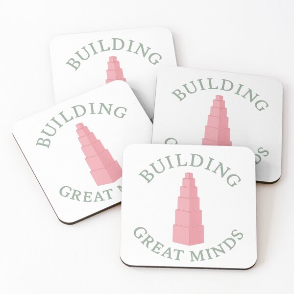 Item preview, Montessori Pink Tower – Building Great Minds designed and sold by MforMontessori.