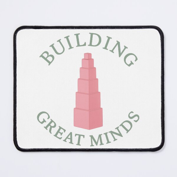 Item preview, Montessori Pink Tower – Building Great Minds designed and sold by MforMontessori.