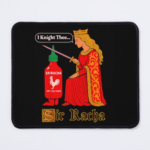 Item preview, I Knight Thee Medieval Sir Racha Hot Sauce designed and sold by ValerieOuwel.