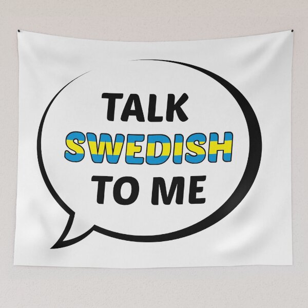 Item preview, Talk Swedish To Me, Stripes designed and sold by UnderwaterSky.