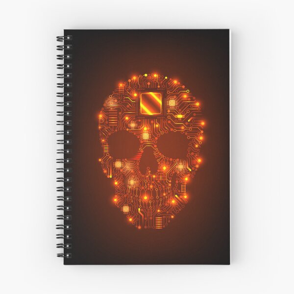 Item preview, Skull Circuit Glow – Halloween Tech Design designed and sold by teaw-teaw.