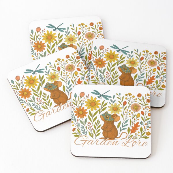 Item preview, Garden Lore Masked Mouse Design designed and sold by CottonandQuill.