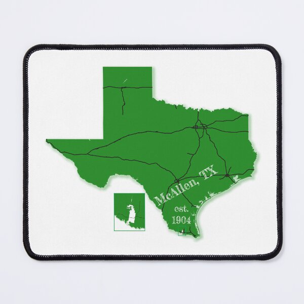 Item preview, McAllen, TX [Green] designed and sold by PhilbonianDezin.