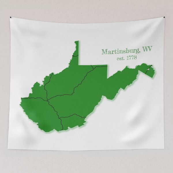 Item preview, Martinsburg, WV [Green] designed and sold by PhilbonianDezin.