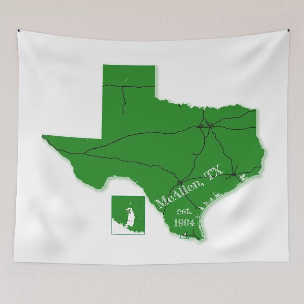 Item preview, McAllen, TX [Green] designed and sold by PhilbonianDezin.