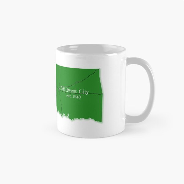 Item preview, Midwest City, OK [Green] designed and sold by PhilbonianDezin.