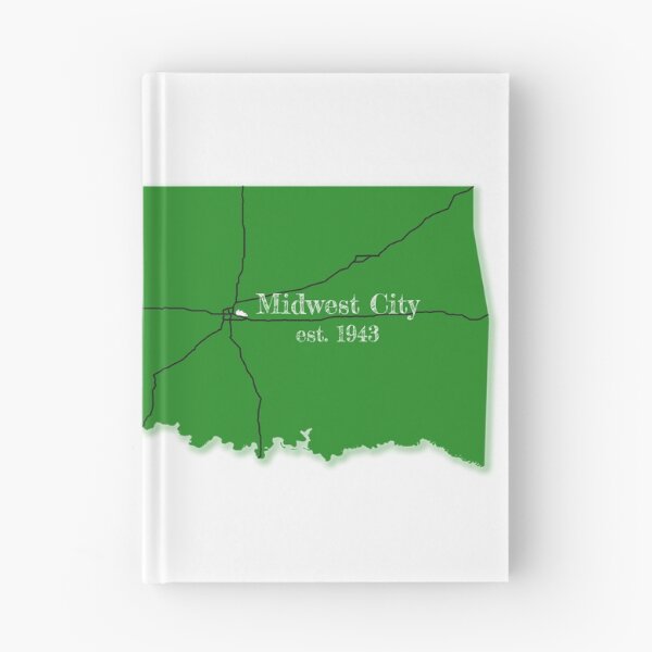 Item preview, Midwest City, OK [Green] designed and sold by PhilbonianDezin.