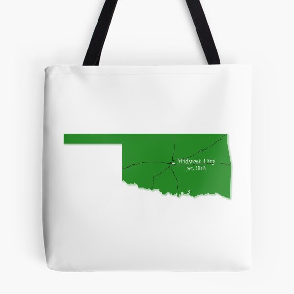 Item preview, Midwest City, OK [Green] designed and sold by PhilbonianDezin.