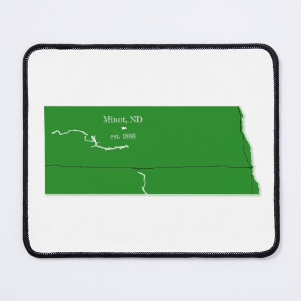 Item preview, Minot, ND [Green] designed and sold by PhilbonianDezin.