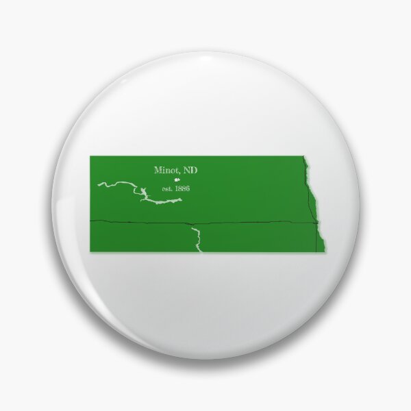 Item preview, Minot, ND [Green] designed and sold by PhilbonianDezin.