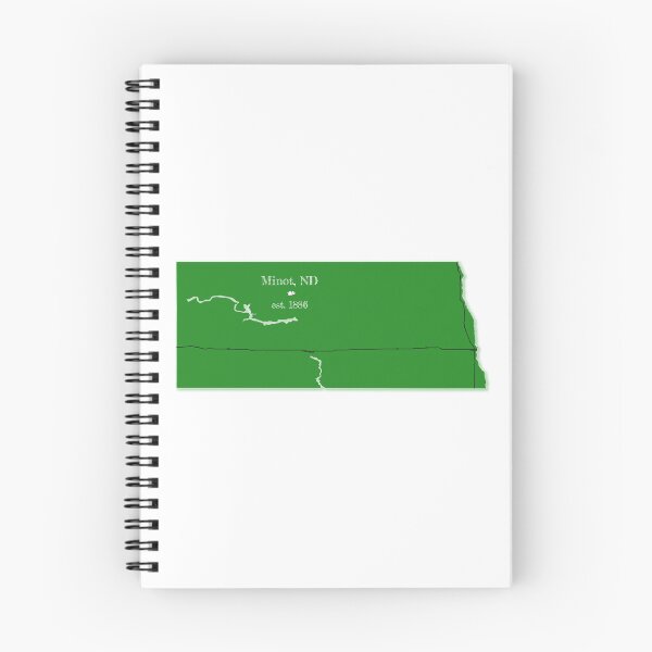 Item preview, Minot, ND [Green] designed and sold by PhilbonianDezin.