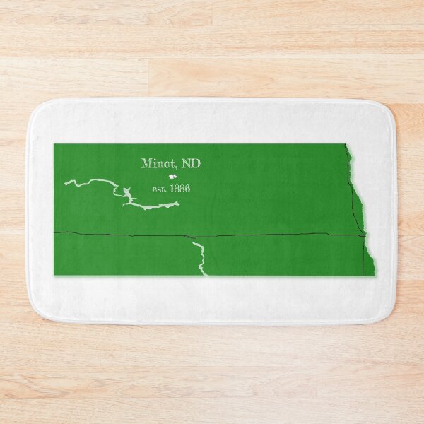 Item preview, Minot, ND [Green] designed and sold by PhilbonianDezin.