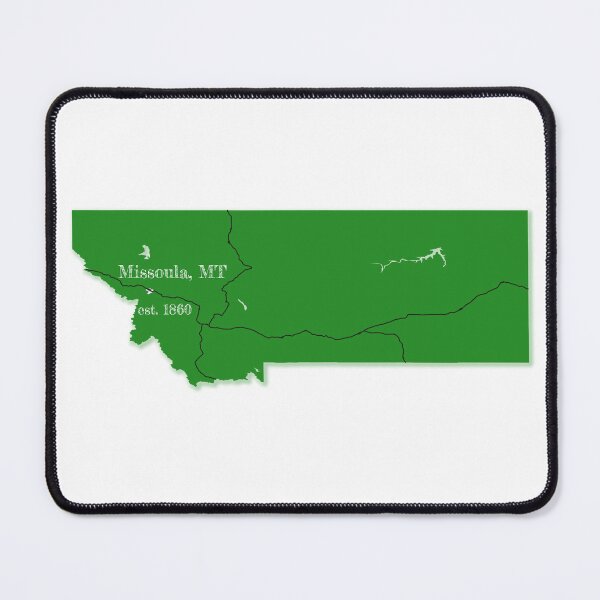 Item preview, Missoula, MT [Green] designed and sold by PhilbonianDezin.