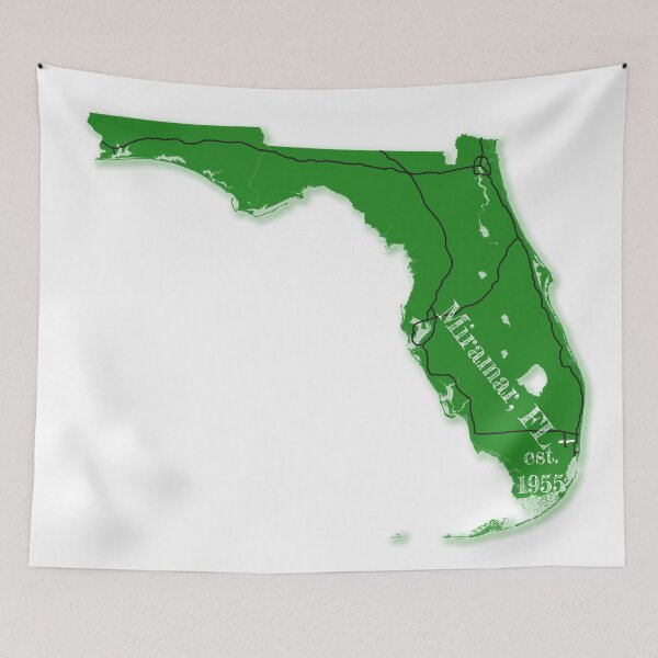 Item preview, Miramar, FL [Green] designed and sold by PhilbonianDezin.