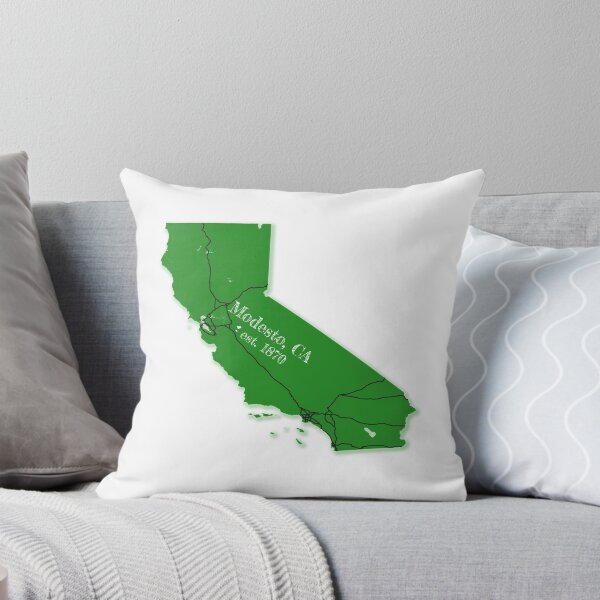 Item preview, Modesto, CA [Green] designed and sold by PhilbonianDezin.