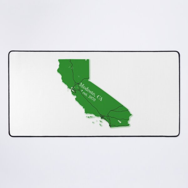 Item preview, Modesto, CA [Green] designed and sold by PhilbonianDezin.